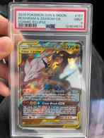 Reshiram & Zekrom GX PSA 9 - Cosmic Eclipse, Ophalen, Nieuw