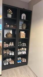 Zware massief boekenkasten zwart, Ophalen, 200 cm of meer, 50 tot 100 cm, Zo goed als nieuw