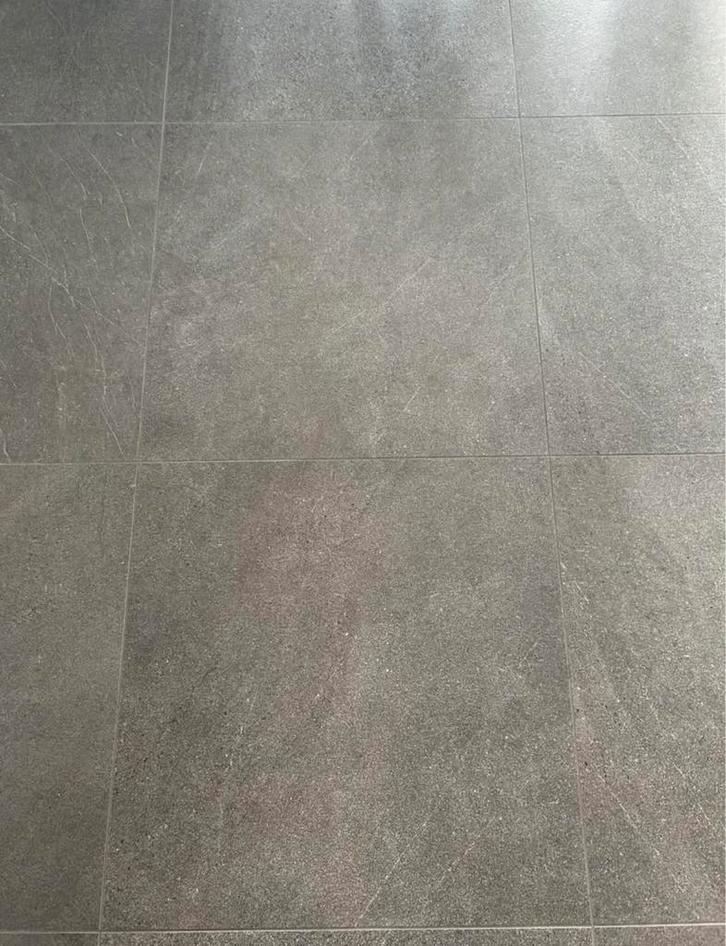 30m2 vloer/wand tegels 60x60 antraciet, Doe-het-zelf en Verbouw, Tegels, Nieuw, Vloertegels, Keramiek, 60 cm of meer, 60 cm of meer