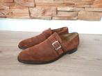 Floris van Bommel maat 10,5 / 45 Monk gespschoenen cognac, Kleding | Heren, Schoenen, Bruin, Floris van Bommel, Ophalen of Verzenden