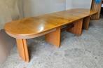 Extra grote uitschuifbare eettafel – ovaal model, Ophalen, Gebruikt, 200 cm of meer, 50 tot 100 cm