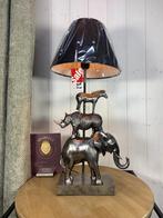 Safari deco lamp.met Olifant neushoorn zebra, Kunststof, 50 tot 75 cm, Nieuw, Ophalen of Verzenden