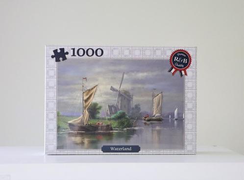 NIEUW! R&B Kwaliteit Puzzel Waterland, 1000 stuks, Hobby en Vrije tijd, Denksport en Puzzels, Nieuw, Legpuzzel, 500 t/m 1500 stukjes