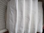 Katoenen platte lakens 5 stuks 1-persoons, Ophalen, Eenpersoons, Zo goed als nieuw, Wit