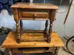Telefoontafel of kast en eiken tafeltje, Huis en Inrichting, Tafels | Sidetables, 50 tot 100 cm, Ophalen of Verzenden, Zo goed als nieuw