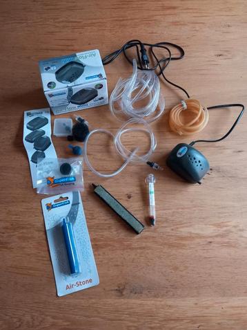 Aquarium luchtpomp complete set  beschikbaar voor biedingen