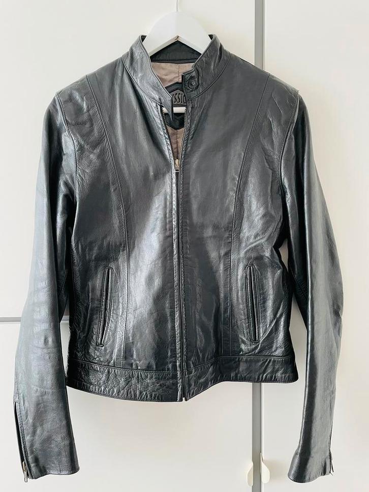 Leren Jas Maat L Zwart Merk Mission Leather Clothing Company, Kleding | Dames, Jassen | Zomer, Gedragen, Maat 42/44 (L), Zwart