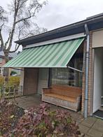 Elektrisch zonnescherm 3.50x1.80 nog geen 2jaar oud!!, Tuin en Terras, Ophalen, Zo goed als nieuw, Knikarmscherm, Elektrisch