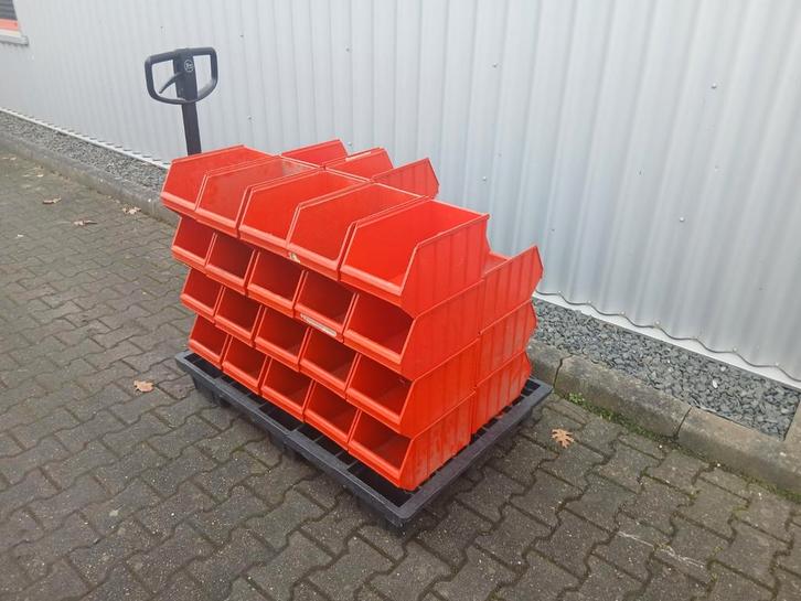 37x Overtoom Magazijnbakken - 35x20x20cm - Kunststof, Doe-het-zelf en Verbouw, Kratten en Dozen, Gebruikt, Bak of Kist, Minder dan 50 cm