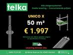 NIEUWE GEVELSTELLING – 50m² COMPLEET – UNICOX SYSTEEM, Doe-het-zelf en Verbouw, Steigers, Ophalen of Verzenden, Gebruikt, Gevelsteiger