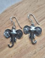 Zilveren oorhangers Olifant, Hangers, Nieuw, Ophalen of Verzenden, Zilver