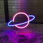 Saturnus Neon Lamp Led Lampje Licht Saturn Planeet Space, Verzenden, Nieuw