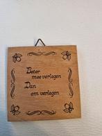 Vintage Tegeltjes met Spreuken - Set van 2, Ophalen of Verzenden