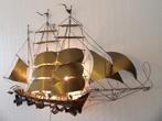 Grote Tall Ship wandlamp/sculptuur v/ Daniel D'haeseleer 70s, Antiek en Kunst, Ophalen of Verzenden
