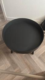 Zwart tafeltje, 45 tot 60 cm, Minder dan 55 cm, Gebruikt, Rond
