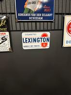 Emaille reclamebord Lexington Langcat Bussum, Ophalen