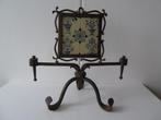 Oude smeedijzeren schemerlamp, Antiek en Kunst, Antiek | Lampen, Ophalen of Verzenden