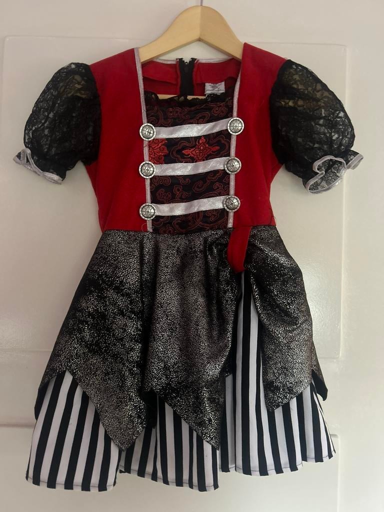 Mooie jurk piraat meisje, Kinderen en Baby's, Carnavalskleding en Verkleedspullen, Ophalen of Verzenden