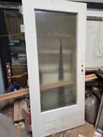 Buitendeur met glas 92x201cm, Ophalen, Gebruikt, 80 tot 100 cm, Buitendeur