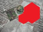 Camouflagepet en Halsdoek van de Koninklijke Landmacht, Ophalen of Verzenden, Landmacht, Nederland, Embleem of Badge