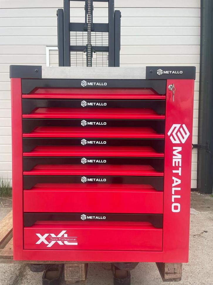 Metallo gereedschapswagen 7 Lades 7 vol, Auto diversen, Autogereedschap, Nieuw, Ophalen