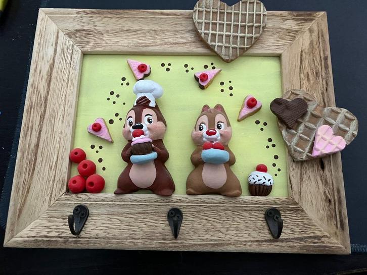 Schilderij Knabbel en Babbel, Verzamelen, Disney, Nieuw, Overige typen, Overige figuren, Ophalen of Verzenden