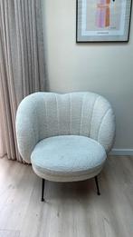 Roomwitte Bouclé Fauteuil, Huis en Inrichting, Fauteuils, Ophalen, Gebruikt, 75 tot 100 cm, 75 tot 100 cm