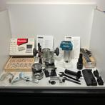 Makita RT001GZ15 Boven/Kantenfrees Zeer Compleet in Koffer, Doe-het-zelf en Verbouw, Ophalen of Verzenden, Zo goed als nieuw, Elektrisch