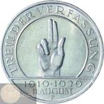 Duitsland Weimar Republiek - 3 Reichsmark 1929 F - ZILVER, Postzegels en Munten, Ophalen of Verzenden, Duitsland, Losse munt, Zilver