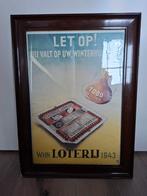 Winterhulp Nederland Loterij poster 1943, Verzamelen, Ophalen of Verzenden