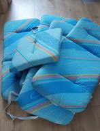 4 tuinkussens en 1 hockerkussen, Ophalen, Gebruikt