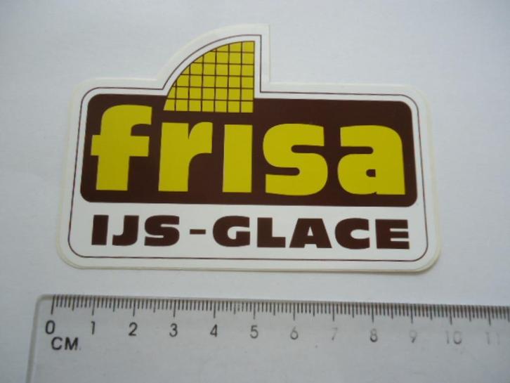 sticker oud FRISA logo ijs EDDY MERCKX tour de france  race, Verzamelen, Stickers, Zo goed als nieuw, Bedrijf of Vereniging, Ophalen of Verzenden