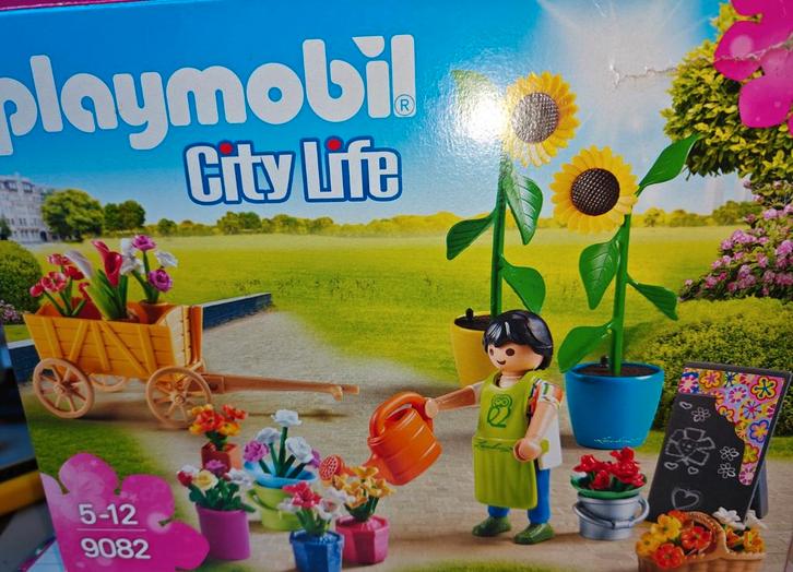 Playmobil City Life - Bloemenkraam 9082, Kinderen en Baby's, Speelgoed | Playmobil, Gebruikt, Complete set, Ophalen of Verzenden
