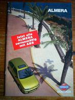 Nissan Almera Alle Modellen 3 / 1997 38 pag. Duits, Verzenden, Zo goed als nieuw, Nissan