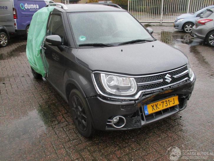 Suzuki Ignis 1.2 Style Aut NAP (bj 2019, automaat), Auto diversen, Schadeauto's, Suzuki, Automaat, Benzine, Hatchback, Zilver of Grijs