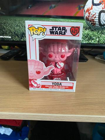 Funko Pop #421 Valentijn Yoda beschikbaar voor biedingen