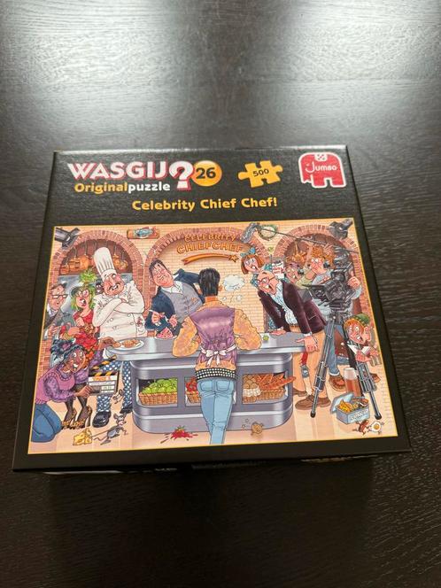 Wasgij Original 26 Celebrity Chief! 500 Stukjes, Hobby en Vrije tijd, Denksport en Puzzels, Zo goed als nieuw, Legpuzzel, Ophalen of Verzenden