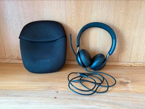 Jabra Evolve2 40 SE MS Stereo USB-A (geen Bluetooth), Audio, Tv en Foto, Koptelefoons, Zo goed als nieuw, Op oor (supra aural)