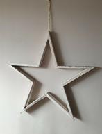 Houten ster wit groot, Diversen, Kerst, Ophalen of Verzenden, Zo goed als nieuw