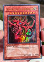 Yu-Gi-Oh! Slifer the Sky Dragon YGLD-ENG01 1996 1e Print !, Hobby en Vrije tijd, Verzamelkaartspellen | Yu-gi-Oh!, Foil, Ophalen of Verzenden