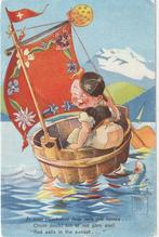 JONGEN TEKN MINOUVIS UIT 1948 ZEER MOOIE OUDE KAART KH198, Ophalen of Verzenden, 1940 tot 1960, Gelopen, Kinderen
