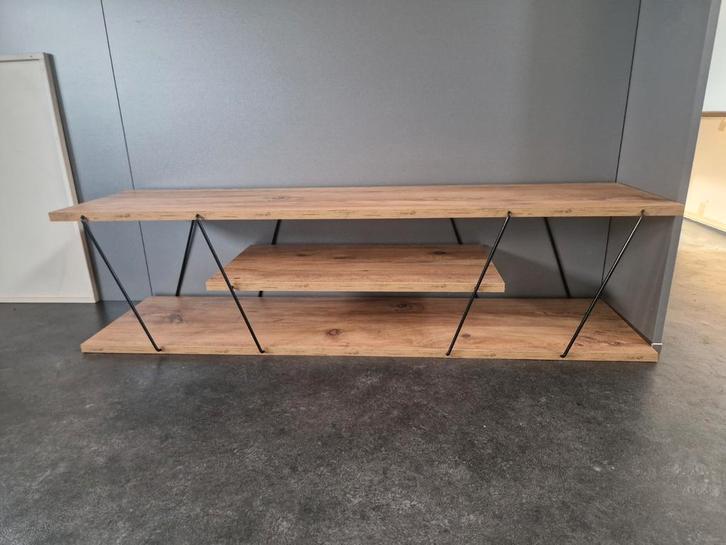 Mooie TV Meubel met Houten Look, Huis en Inrichting, Kasten | Televisiemeubels, Zo goed als nieuw, Minder dan 100 cm, 100 tot 150 cm