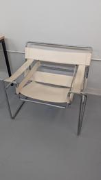 Wassilly design stoel, Huis en Inrichting, Stoelen, Ophalen, Wit, Leer, Zo goed als nieuw
