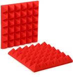 NIEUW Akoestische schuim panelen foam rood studio, Ophalen of Verzenden, Zo goed als nieuw