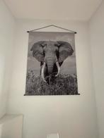Grote poster olifant, Huis en Inrichting, Woonaccessoires | Schilderijen, Tekeningen en Foto's, Ophalen, Zo goed als nieuw, Foto of Poster