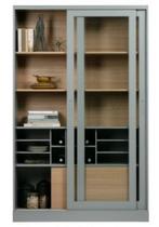 Kast woood vitrinekast james buffetkast opbergkast, 75 tot 150 cm, Deurkozijn, Ophalen of Verzenden, Zo goed als nieuw