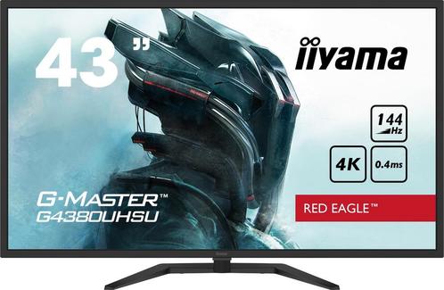 Iiyama G4380uhsu 4k 144hz 0,4ms game monitor 43", Computers en Software, Monitoren, Zo goed als nieuw, 101 t/m 150 Hz, DisplayPort