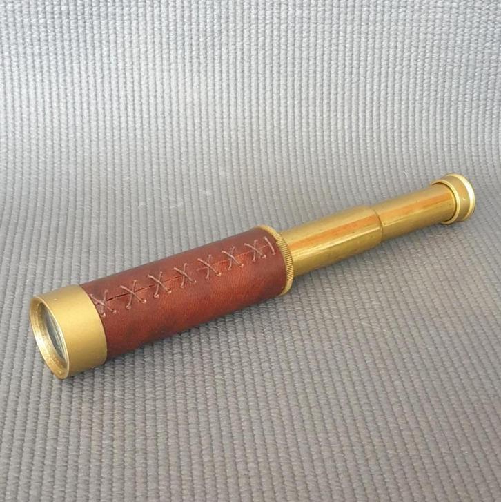 Vintage ca. jaren 70 tekening Galileïsche telescoop, Audio, Tv en Foto, Optische apparatuur | Telescopen, Gebruikt, Lenzentelescoop (refractor)