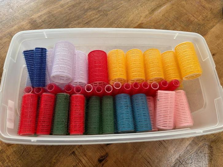 Kleefrollers, Sieraden, Tassen en Uiterlijk, Uiterlijk | Haarverzorging, Gebruikt, Overige typen, Ophalen of Verzenden