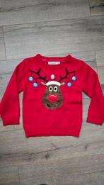 Kersttrui met rendier - Maat 110, Kinderen en Baby's, Ophalen of Verzenden, Zo goed als nieuw, Merry Christmas, Jongen of Meisje